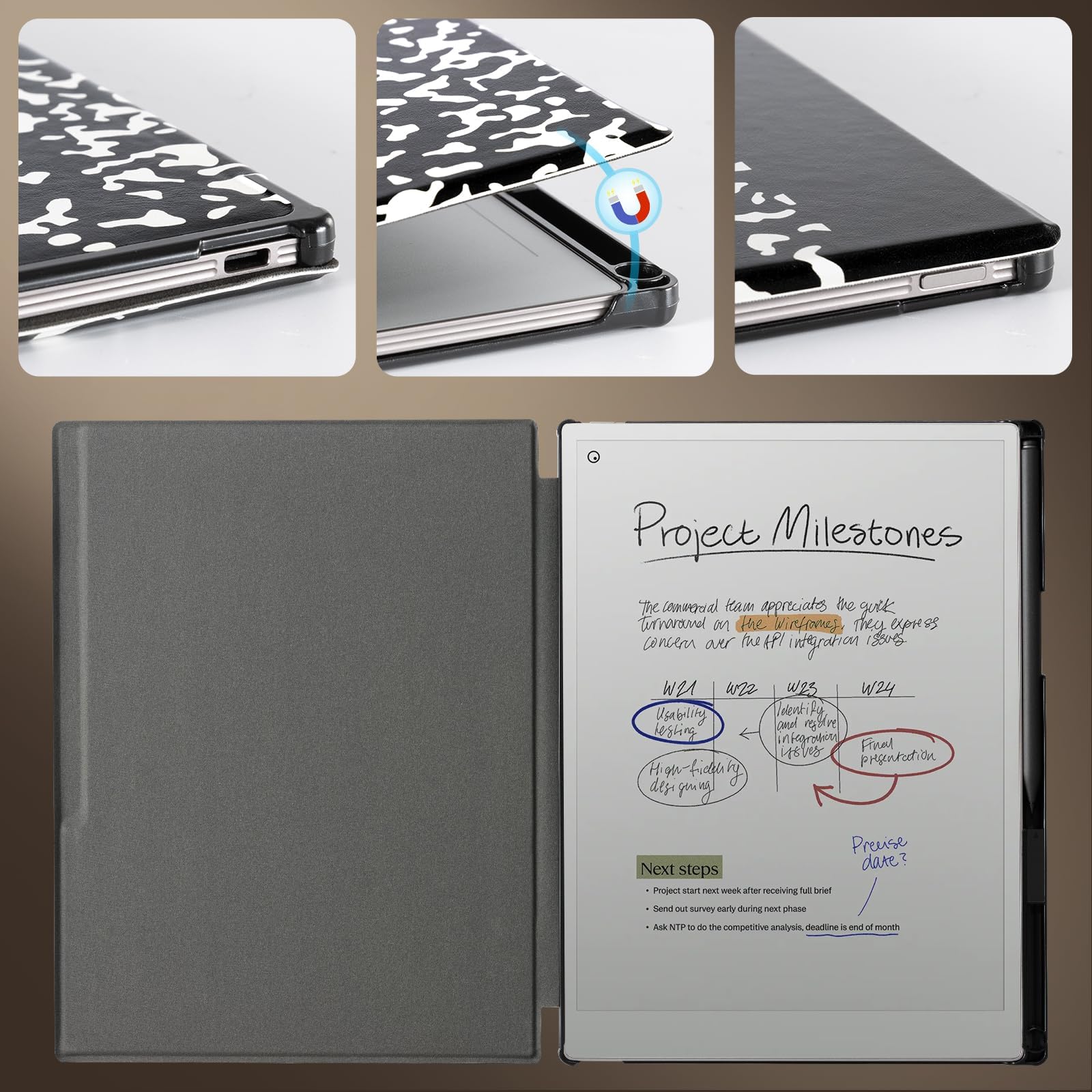 Amazon.co.jp: CoBak ケース Remarkable Paper Proカラータブレット用